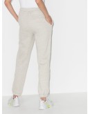 floral-logo embroidered track pants