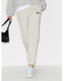 floral-logo embroidered track pants