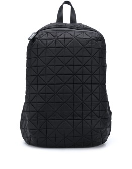 quilted effect backpack