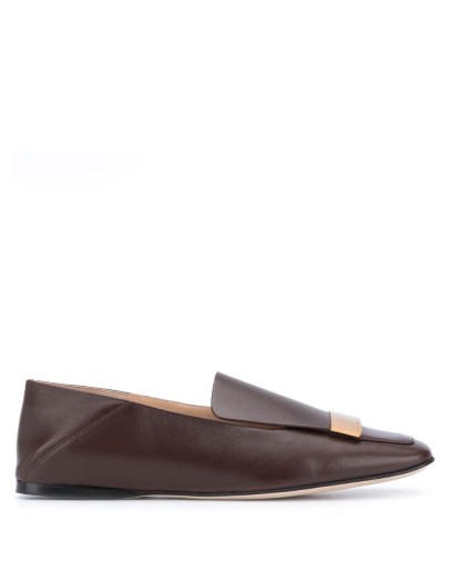 logo plaque slippers