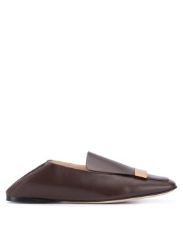 logo plaque slippers
