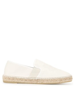 Tiger logo-embossed espadrilles