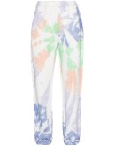 tie-dye print track pants