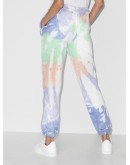 tie-dye print track pants
