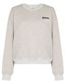floral-logo embroidered sweatshirt