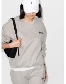 floral-logo embroidered sweatshirt