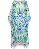 printed kaftan dress