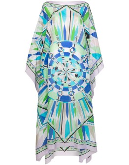 printed kaftan dress