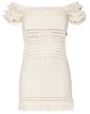Saachi ruffled crochet mini dress