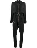 zip-through boiler suit