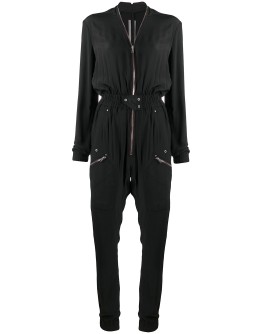 zip-through boiler suit