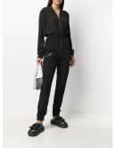 zip-through boiler suit