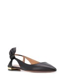 Bow Tie flat ballerina shoes