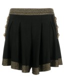 glitter-detail high-waisted shorts