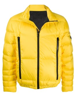 padded funnel-neck jacket