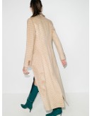 Ganji houndstooth single-breasted coat