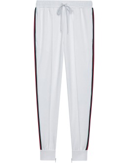 logo patch track pants