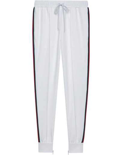logo patch track pants
