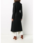 wrap-around virgin wool coat