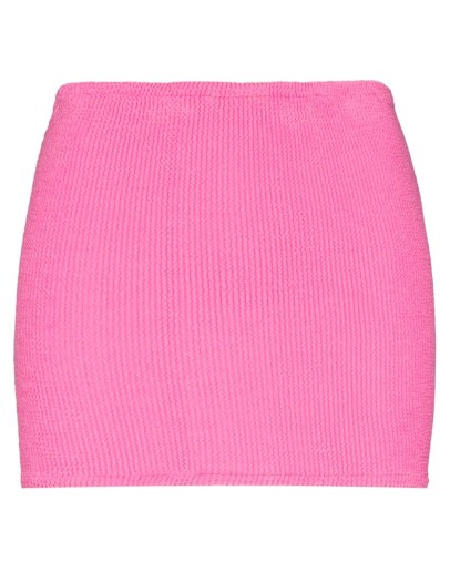 crinkled-effect mini skirt