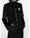 Buddha faux shearling jacket