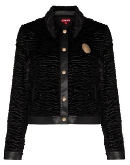 Buddha faux shearling jacket