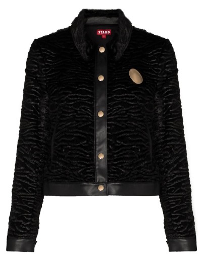 Buddha faux shearling jacket