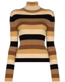 striped turtleneck jumper