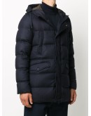 padded multi-pocket coat