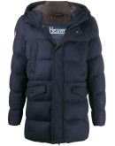 padded multi-pocket coat