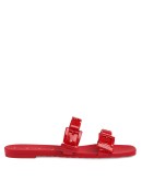 chain strap flat sandals