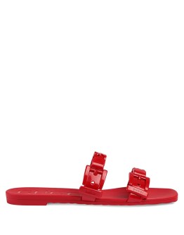 chain strap flat sandals