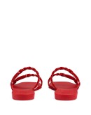 chain strap flat sandals