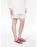 chain strap flat sandals