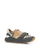 vintage check sneakers