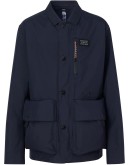logo appliqué field jacket