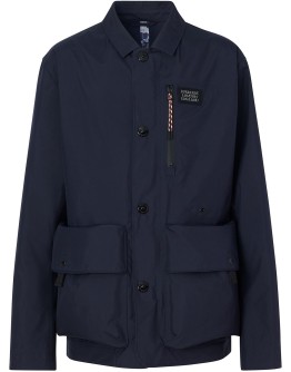 logo appliqué field jacket
