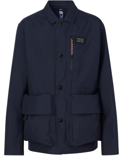 logo appliqué field jacket