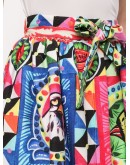 pop art print pleated skirt
