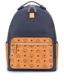 logo print panelled backpack