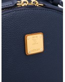 logo print panelled backpack