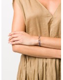 Pececito knotted cord bracelet