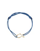 Pececito knotted cord bracelet