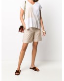 straight-leg bermuda shorts