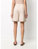 straight-leg bermuda shorts