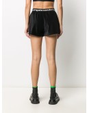 high-rise track shorts 