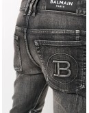 ribbed distressed skinny jeans