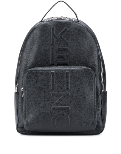 logo embossed backpack