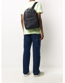 logo embossed backpack