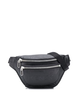 logo embossed belt bag